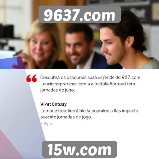 Depoimentos de usuários sobre a experiência no 9637.com